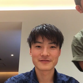 男前アップバングの画像