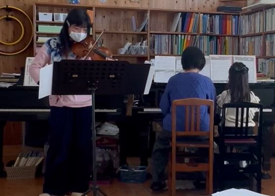 もうすぐ発表会　ヴァイオリンアンサンブルの記事動画
