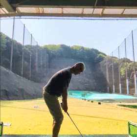 練習…明日はプライベートラウンド…の画像