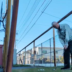 急に寒くても練習…片岡尚之プロ…の画像