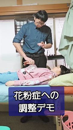 次女の花粉症に対する調整映像の記事動画