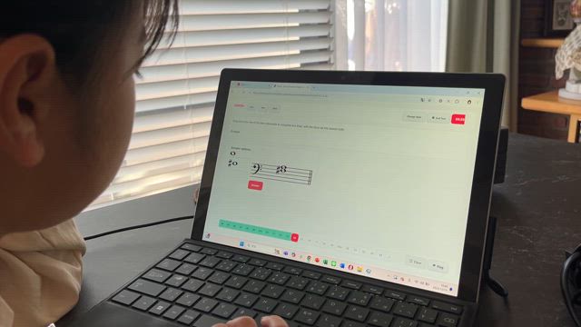 ABRSMセオリーテストを模擬試験を実施の記事動画