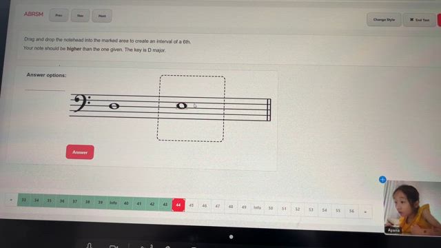 ABRSMセオリーテストを模擬試験を実施の記事動画