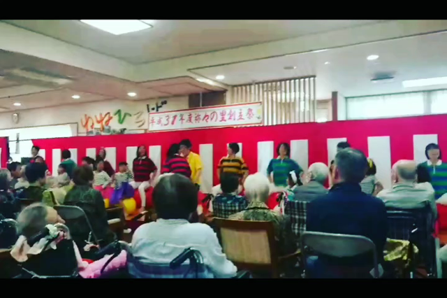 【一宮市】特別養護老人ホーム たんぽぽ 袮々の里へ　元気を届けに♪ の記事動画