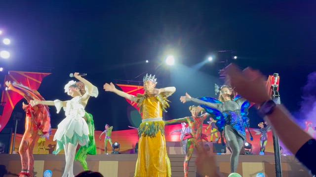 豪華ステージショーからの花火で感動のフィナーレ！ジャングリアナイトフェスの記事動画