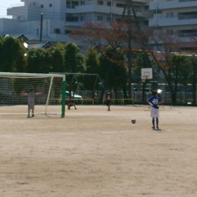練習試合PK1本目の画像