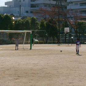 練習試合PK4本目の画像