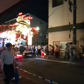 花輪ばやし④「新町駅前入場。」の画像