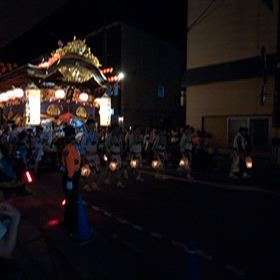 花輪ばやし⑨「船場町の駅前入場。」の画像