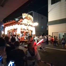 花輪ばやし⑤「大町駅前入場。」の画像