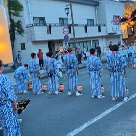 花輪ばやし①「旭町駅前入場」の画像