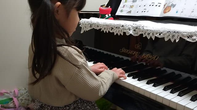 ピアノレッスン始めて４か月５歳さんの成長（レッスン動画あり）♪菊名妙蓮寺TANABE.ピアノ教室の記事動画