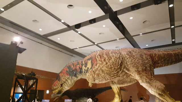 なんばスカイオ7F「大恐竜展」とスタバの記事動画