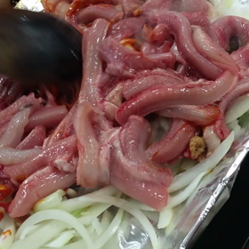 チャガルチで鰻の踊り食い？？？の画像