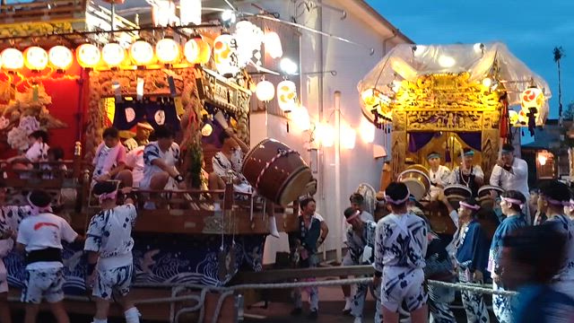 南房総　千倉の夏祭りの記事動画