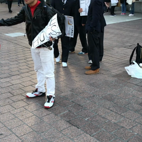 渋谷のフリー・ハグの画像
