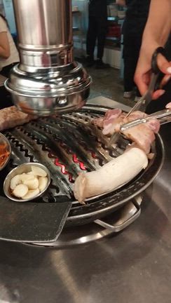 母娘で韓国旅行♥1日目はサムギョプサルの夕食☆の記事動画