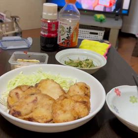 昨晩の晩御飯と今夜の晩御飯の画像
