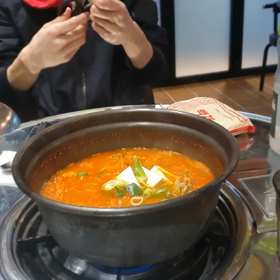旅行から帰ったら何故かキムチチゲが食べたくなるの画像