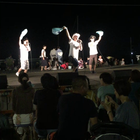 7月の熱海花火大会でのLiveの画像