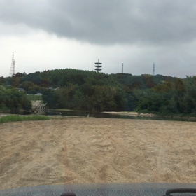今日の矢作川の画像