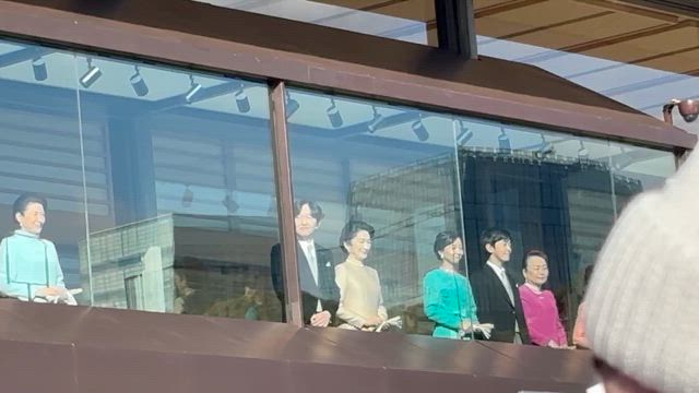 ２０２６年一般参賀　皇居への記事動画