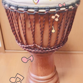 アフリカの太鼓のパワーをお借りして♪の画像