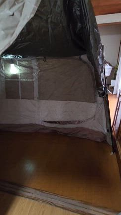 万が一の備えにテント買ってみたの記事動画