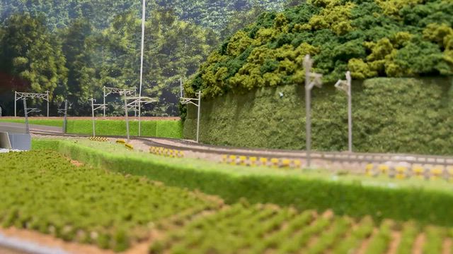 鉄道模型新規入線 ☆ 小田急百貨店から小田急電鉄3000形＋1000形が入線♪の記事動画
