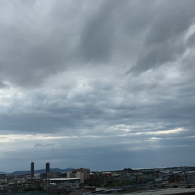 今日の博多湾夕景（タイムラプス）の画像