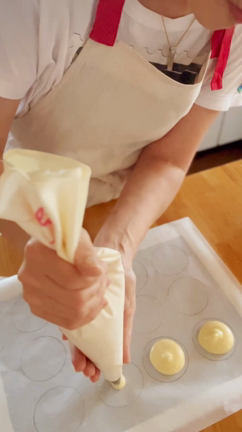 「ふとらないクリームのお菓子」からレモンのブッセの制作動画になります。の記事動画
