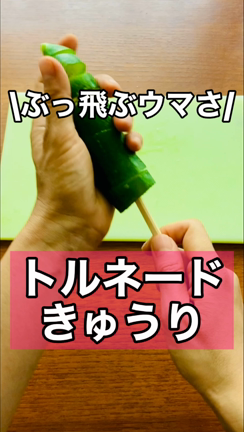 ぶっ飛ぶウマさ！トルネードきゅうりで爆痩せの記事動画