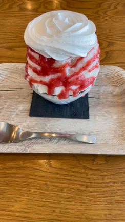 果樹園運営CAFEで魅惑のいちごミルクエスプーマ♡の記事動画