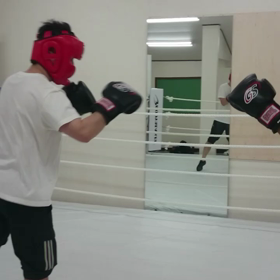 中学生のスパー リング！の画像