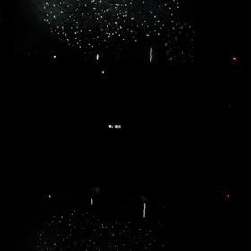 居間で見る、逆さ花火とは乙なものの画像
