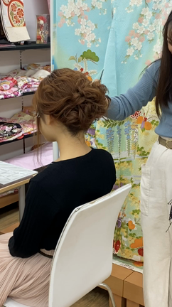 振袖展ヘアメイク体験会②の記事動画