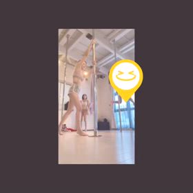 ポールダンス4回目の画像