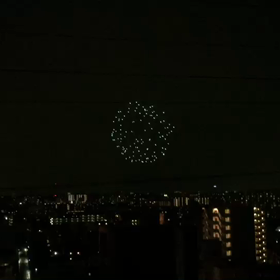夏の花火とカミナリコラボの画像