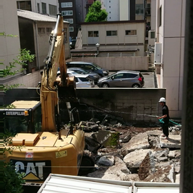 工事が始まってしまいましたの画像