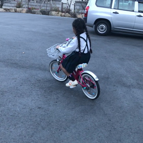 ⋆︎ 自転車の練習再開 ⋆︎〜2日目にして立派！〜の画像