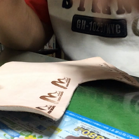 焼印の試し印の画像