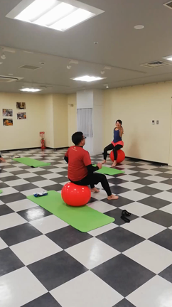 バランスボールレッスン動画、ちょい見せします！の記事動画