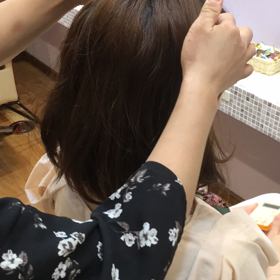 簡単アレンジヘアの画像