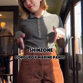 SHINZONEのコーデュロイパンツがSALEです！の画像