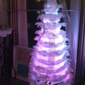 サロンはすっかりクリスマスの設えにの画像