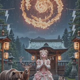 私には、雨乞いのお祈りくらいしか出来ないの画像