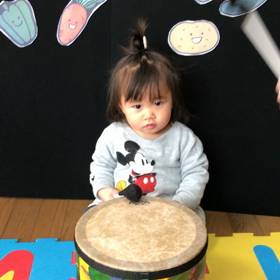 1歳7カ月のリトミックLessonの画像