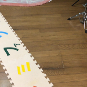 音の順番を、音楽に合わせて〜(^｡^)の画像