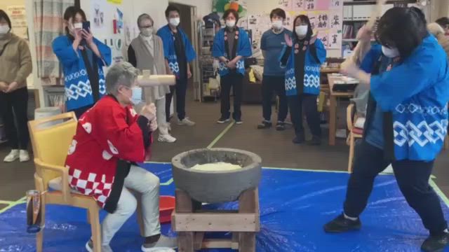 もちつき大会の記事動画