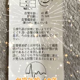 血管年齢の画像